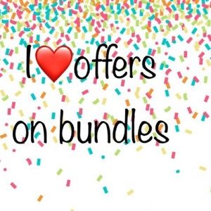 Bundle up what you like and make me an offer!!!